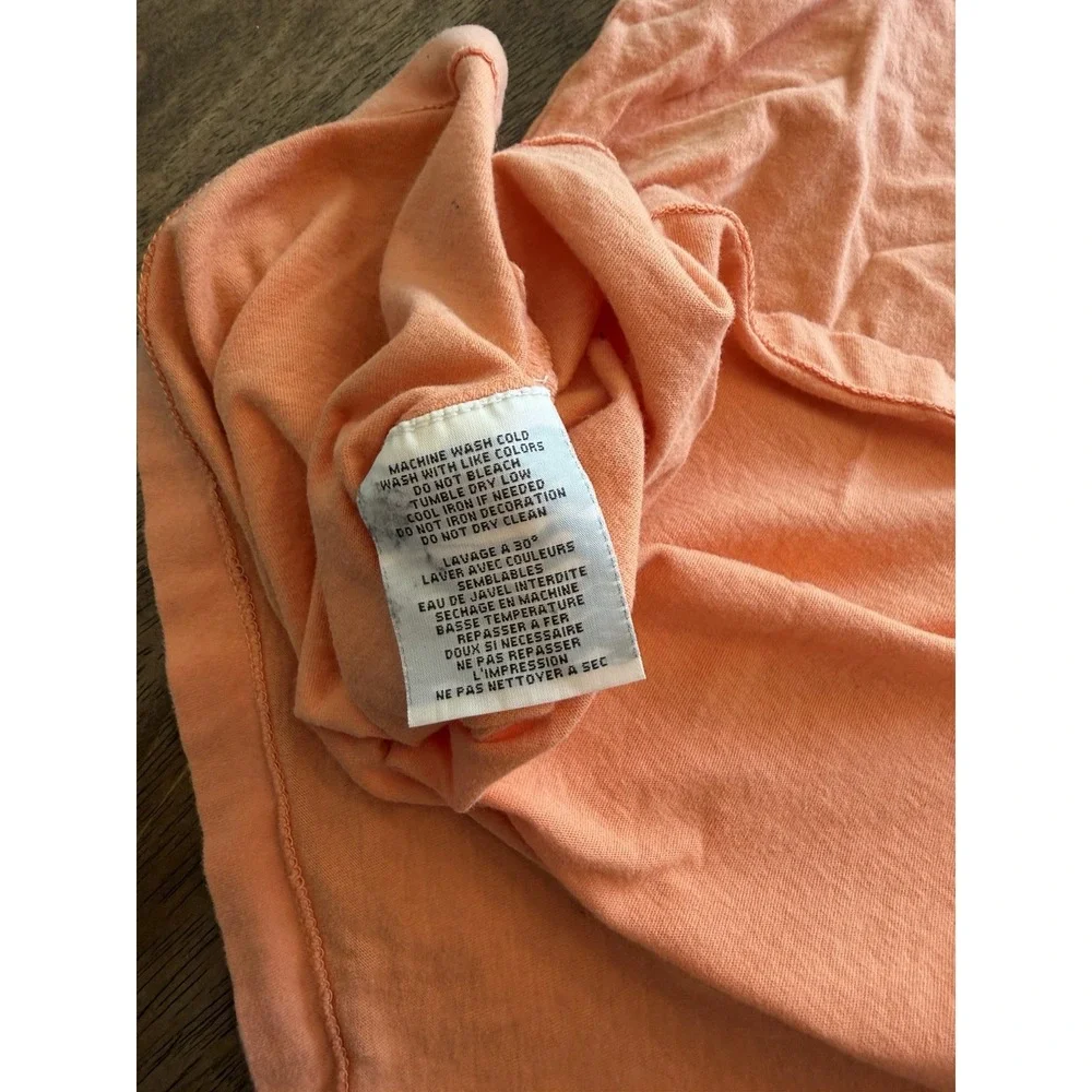 Denim & Supply Ralph Lauren Mens Polo Shirt Size XXL 2XL Orange Cotton Pocket